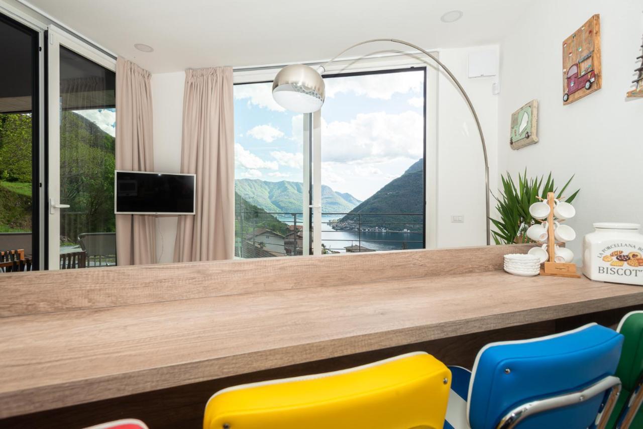 Appartamento Dany Con Vista Lago By Holiday Solutions نيسّو المظهر الخارجي الصورة